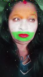 Preview for a Spotlight video that uses the Indian flag face Lens