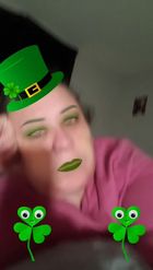 Preview for a Spotlight video that uses the St Patricks makeup Lens