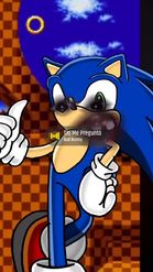 Preview for a Spotlight video that uses the sonic face Lens
