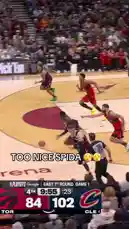 Witness a breathtaking moment from the Cleveland Cavaliers' playoff game against the Toronto Raptors. This highlight captures a player, affectionately nicknamed 'Spida,' executing a powerful and athletic dunk. The crowd erupts in excitement, and the player celebrates with his team. This is a classic example of the high-octane energy found in NBA playoff basketball. by @cavs with Original Sound by cavs