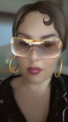 Preview for a Spotlight video that uses the Gold Sunglasses  Lens