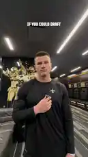 In a fun and imaginative scenario, a New Orleans Saints player humorously selects three current WWE Superstars he would draft to be his teammates if he could. He reveals his choices one by one, explaining his reasoning with on-screen graphics for each wrestler, creating an entertaining crossover moment between professional wrestling and American football. by @saints with Original Sound by saints