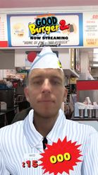 Preview for a Spotlight video that uses the Good Burger 2 Lens