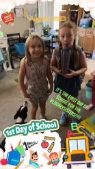 Preview for a Spotlight video that uses the First School Day Lens