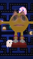 Preview for a Spotlight video that uses the Pacman Head Lens