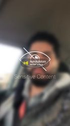 Preview for a Spotlight video that uses the Sensitive Content Lens