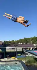 Insane pool day! 😱 by @digiflips with original sound