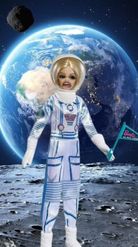 Preview for a Spotlight video that uses the Astronaut Barbie Lens