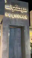 This video takes you through the sleek entrance of Sequence Coffee, highlighting its stylish branding and contemporary design. The illuminated Arabic and English signage sets a welcoming tone for customers seeking a unique urban café experience. by @sequence-coffee with original sound