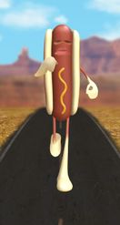Preview for a Spotlight video that uses the Hot Dog Run Lens