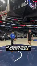 All-Star things🔥 Even AD can’t believe it. VOTE COOP‼️ by @mavs with Original Sound by mavs