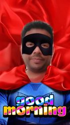 Preview for a Spotlight video that uses the Superhero Lens