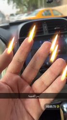 Preview for a Spotlight video that uses the Fire Nails Lens