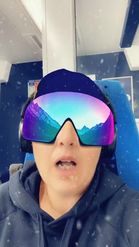 Preview for a Spotlight video that uses the Snowboard Glasses Lens