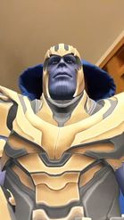 Preview for a Spotlight video that uses the Thanos Costume Lens