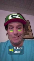 Preview for a Spotlight video that uses the Green Bay Packers Lens
