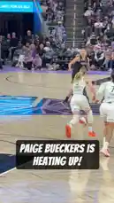 Witness Paige Bueckers' electrifying performance in this intense WNBA game highlight. Watch as she drives past defenders, showcasing her signature moves and athleticism under pressure. This clip captures the raw energy and skill of one of the league's top players. by @wnba with Original Sound by wnba