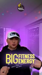 Preview for a Spotlight video that uses the Big Fitness Energy Lens