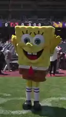 The beloved cartoon character SpongeBob SquarePants makes a special appearance at a San Francisco Giants game at Oracle Park. Dressed in his iconic attire, he takes the mound to throw the ceremonial first pitch during a 'SpongeBob SquarePants Honorary First Pitch' event. by @sfgiants with Original Sound by sfgiants