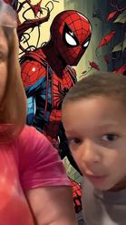 Preview for a Spotlight video that uses the Marvel Spiderman Lens
