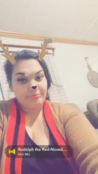 Preview for a Spotlight video that uses the Cute Reindeer Lens