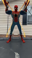 Preview for a Spotlight video that uses the Iron Spider Man Lens