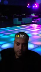 Preview for a Spotlight video that uses the Disco Party Lens
