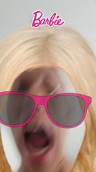 Preview for a Spotlight video that uses the BARBIE GIRL Lens