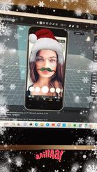 Preview for a Spotlight video that uses the Cute Santa Lens
