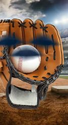Preview for a Spotlight video that uses the Baseball glove Lens