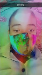 Preview for a Spotlight video that uses the Colorful Mask Lens