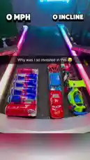 Watch the thrilling showdown as Red Bull cans face off against iconic Disney Cars on a dynamic track! This exciting challenge features increasing inclines and speeds, culminating in a dramatic 'MAX SPEED' finale. Will the Red Bull can outperform the legendary Lightning McQueen? Don't miss the epic conclusion! by @amiliflips with Original Sound by amiliflips