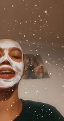 Preview for a Spotlight video that uses the Winter Mask Lens