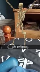 Preview for a Spotlight video that uses the Spooky Skeletons Lens
