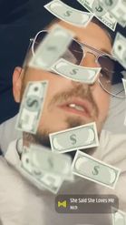 Preview for a Spotlight video that uses the Money Rain Lens