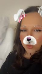 Preview for a Spotlight video that uses the Cute winter dog Lens
