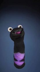 Preview for a Spotlight video that uses the 3D Sock Puppet Lens