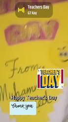 Preview for a Spotlight video that uses the Teachers Day Lens