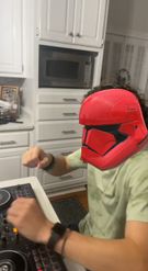 Preview for a Spotlight video that uses the Star Wars Helmets Lens