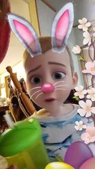 Preview for a Spotlight video that uses the Easter Toon Lens