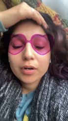 Preview for a Spotlight video that uses the y2k heart glasses Lens