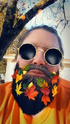 Preview for a Spotlight video that uses the Leaves in Beard Lens