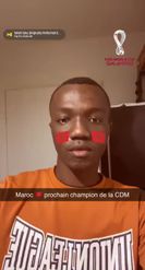 Preview for a Spotlight video that uses the morocco face flag Lens