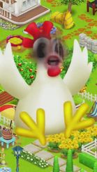 Preview for a Spotlight video that uses the Hay Day Chicken Lens