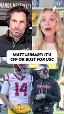 Yahoo Sports' Matt Leinart analyzes the critical challenges facing USC football under Lincoln Riley. He discusses the team's 'CFP or bust' mentality, the necessity of a 10-2 record to remain in playoff contention, and the pivotal matchups against Oregon, Ohio State, and Indiana. The video features Leinart's commentary alongside footage of the Trojans' players and coaches. by @yahoosports with Original Sound by yahoosports