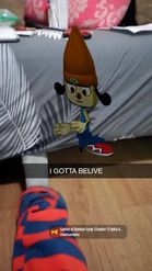 Preview for a Spotlight video that uses the PaRappa The Rapper Lens