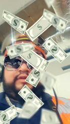 Preview for a Spotlight video that uses the Falling Money Lens
