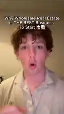 In this vlog-style video, entrepreneur Noah Cloud shares his insights on why wholesale real estate is an ideal business for beginners. He discusses his personal journey, showcasing key metrics like '1.2M views' and financial milestones such as a '$1,250.00 wire transfer'. The video blends direct-to-camera commentary with on-screen data, offering viewers a transparent look into his success. by @cloud_ventures with cloud_ventures by Original Sound