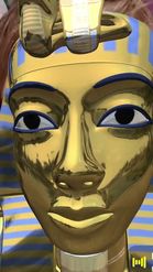 Preview for a Spotlight video that uses the Egyptian Gold Mask Lens
