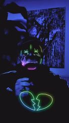 Preview for a Spotlight video that uses the Neon Death Lens